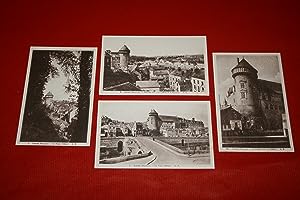 C.P.A. - LOT DE 4 CARTES POSTALES ANCIENNES DU CHÂTEAU DE LAVAL. - MAYENNE.