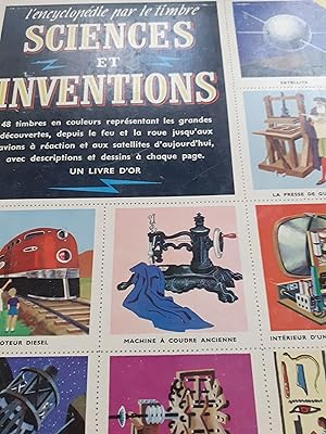 sciences et inventions encyclopédie par le timbre