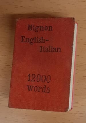 Mignon English Italian 12000 words mini dictionary