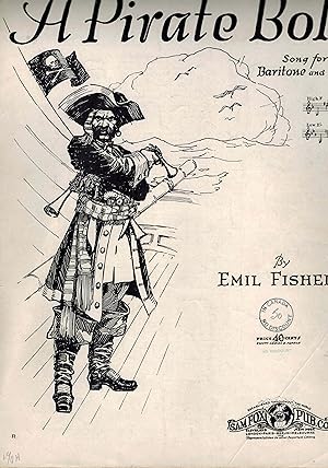 A Pirate Bold - Song for Britone and Bass - Vintage Sheet Music