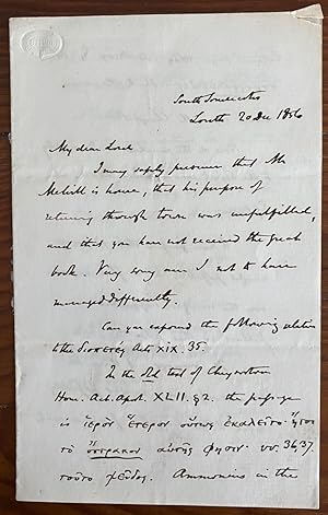 ALS from Frederick Martin to Lord