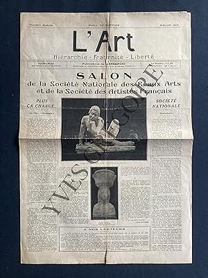 L'ART-NUMERO SPECIAL-SALON 1919