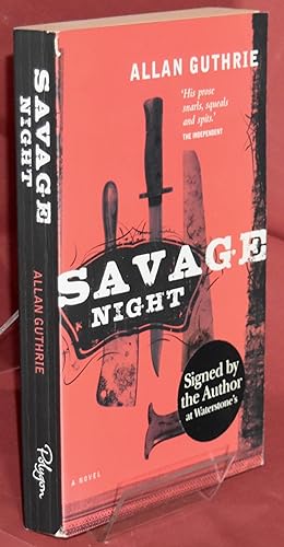 Savage Night. Signed by the Author