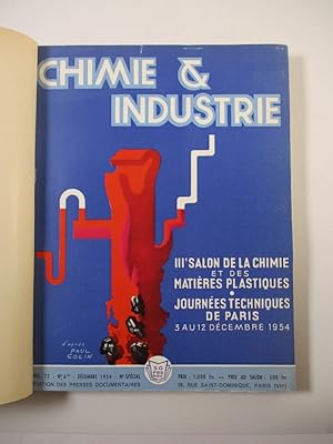 IIIe Salon De La Chimie Et Des Matiéres Plastiques. Journeés Techniques De Paris. 3 AU 12 Décembr...