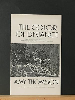The Color of Distance (Promotional Signed and Numbered Excerpt from the Novel)