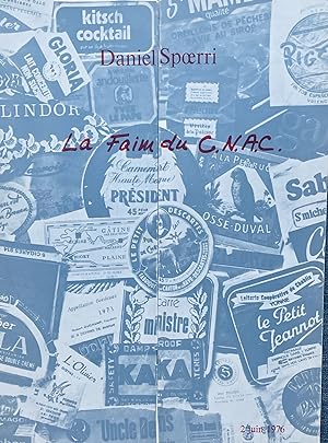 La Faim du C.N.A.C. Dîner de la Société Homonyme (Menu with invitation card)