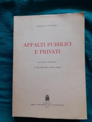 APPALTI PUBBLICI E PRIVATI,