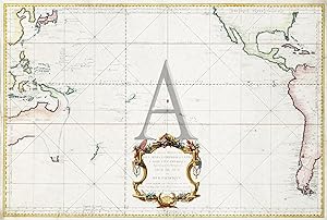 Carte Reduite Des Mers Comprises entre L'Asia et L'Amerique Apelees par les Navigateurs Mer Du Su...