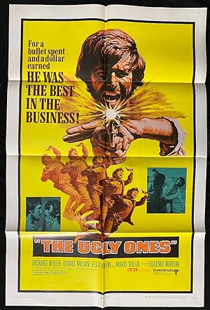 The Ugly Ones One Sheet Movie Poster 1968 Spaghetti Western