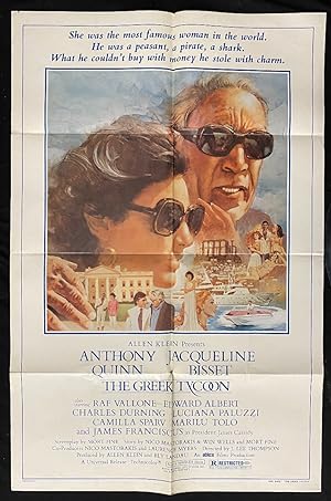 The Greek Tycoon One Sheet Movie Poster Anthony Quinn