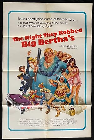 The Night They Robbed Big Bertha's One Sheet Movie Poster