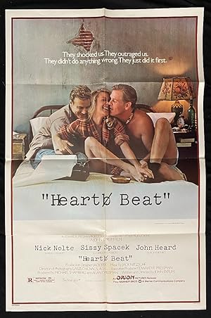 Heart Beat One Sheet Movie Poster 1980 Kerouac Nick Nolte