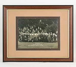 A vintage photograph of 'Sturt F.C. Premiers S.A.F.L. 1919. Visit to Frankston, Victoria, 13.10.1...