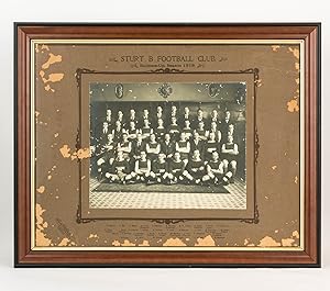 A vintage photograph of 'Sturt B Football Club. Runners-Up, Season 1919'