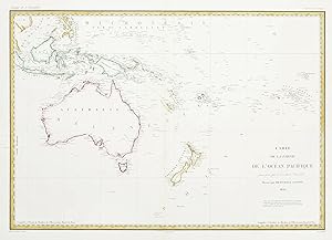 Carte de la Partie de L'Ocean Pacifique parcouvue pa la Corvette l'Astrolabe, dressee par MM.D'Ur...