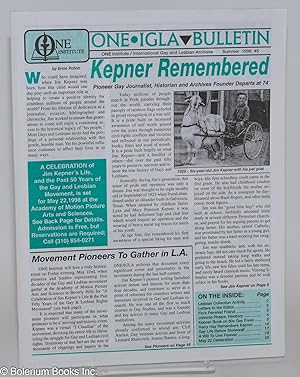 ONE IGLA Bulletin #5, Summer 1998: Kepner Remembered