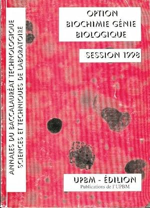 Sciences et technologies de laboratoire Session 1998 - Pierre Cornet