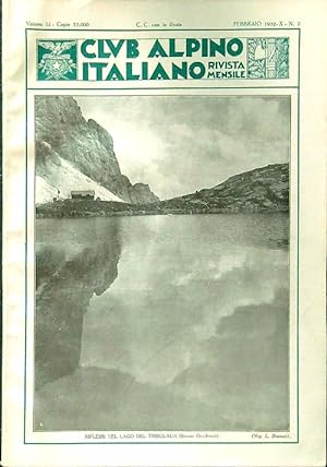 Club alpino italiano n.2 febbraio 1932