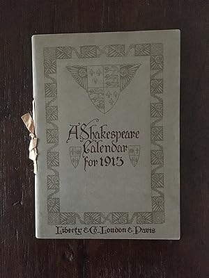 A Shakespeare Calender for 1913