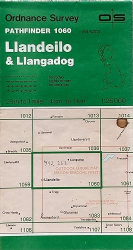 Pathfinder sheet 1060 (SN 62/72): Llandeilo & Llangadog