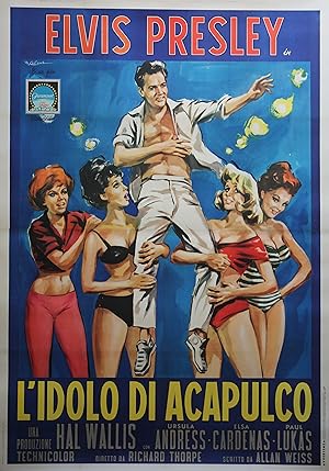 "L'IDOLE D'ACAPULCO (FUN IN ACAPULCO)" Réalisé par Richard THORPE en 1963 avec Elvis PRESLEY, Urs...