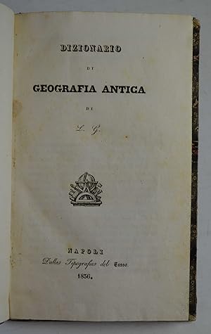 Dizionario di geografia antica di L.G.