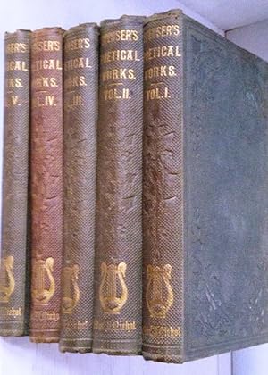 The Poetical Works of Edmund Spenser with memoir and critical dissertations in 5 volumes