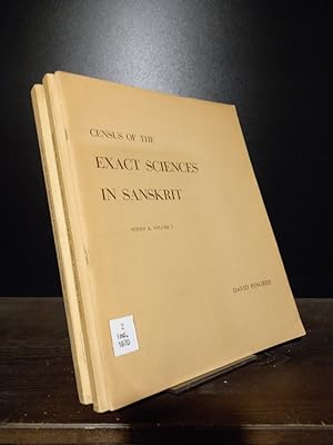 Census of the Exact Sciences in Sanskrit. Series A, volume 1-3. [By David Pingree]. (= Memoirs of...