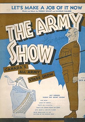 Let's Make a Job of it Now - the Army Show - sheet Music from Canada's All Army Stage Show