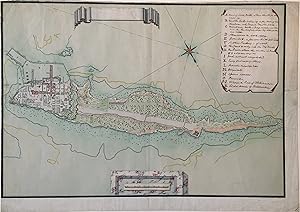 Manuscript map of Kotlin Island