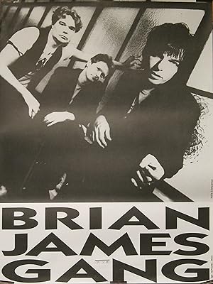 "BRIAN JAMES GANG (NEW ROSE)" Affiche originale / Photo A. DUPLANTIER / NEW ROSE (1990)