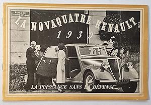 La Novaquatre Renault. 1939. La puissance sans la dépense.