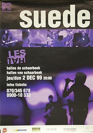 "SUEDE (Halles de Schaerbeek BELGIQUE)" Affiche originale / Offset (1999)
