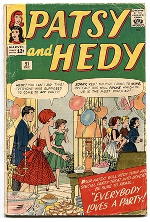 Patsy And Hedy #91 1963- Marvel teen comic- paper dolls G/VG