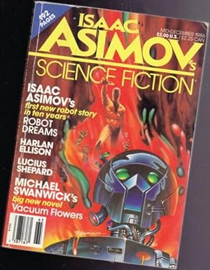 Isaac Asimov's Science Fiction - Mid - December 1986 - Robot Dreams, Laugh Track, Vacuum Flowers ...