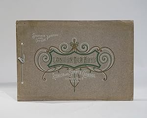 Souvenir and Official Program London Old Boys Reunion and Summer Carnival August 3 to 8, 1908