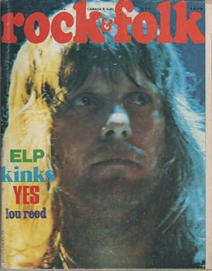 "ROCK & FOLK n°89 juin 1974" Keith EMERSON (Photo Jean-Pierre LELOIR) Complet avec son poster dép...