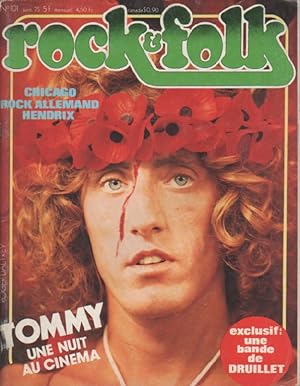 "ROCK & FOLK n°101 juin 1975" Roger DALTREY (TOMMY)