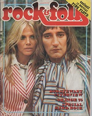 "ROCK & FOLK n°104 septembre 1975" Rod STEWART & Britt EKLAND / Photo Peter MAZEL