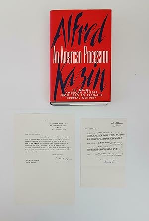 Alfred Kazin | An American Procession (Signed) With TLS