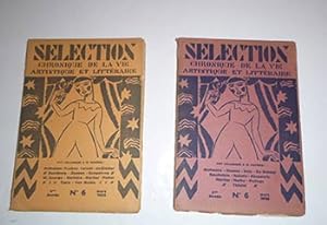 SÉLECTION. Chronique de la vie artistique et littéraire. 35 issues. (Belgian Surrealism). First e...