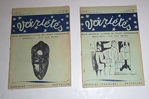 VARIÉTÉS. Revue mensuelle illustrée de l'esprit contemporain. 7 issues. (Belgian Surrealism)