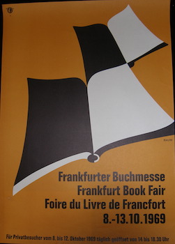 Frankfurter Buchmesse (Frankfurt Book Fair). Frankfurt. October 8-13, 1969.