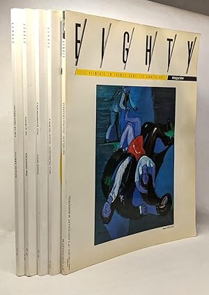 5 numéro de Eighty Magazine Les peintres en France dans les années 80: n°3 Hélion/Chambas + n°15 ...