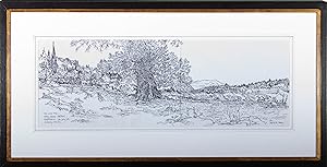 Sandy Nairne - 2009 Pen and Ink Drawing, An Olive Tree