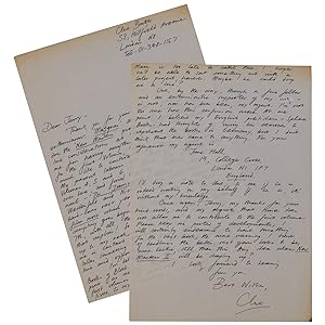 Two-Page Autograph Letter, Signed
