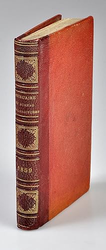 Annuaire pour l'An 1859, publié par le Bureau des Longitudes.