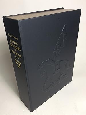 PERSONAL RECOLLECTIONS OF JOAN OF ARC [Collector's Custom Clamshell case only - Not a book and "n...