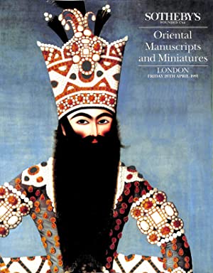 Sotheby's London. 1991,4,26 Oriental manuscripts and miniatures : Friday 26th April 1991