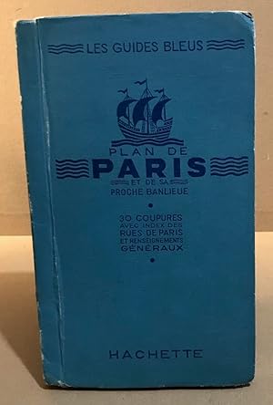 Plan de Paris et sa proche banlieue/